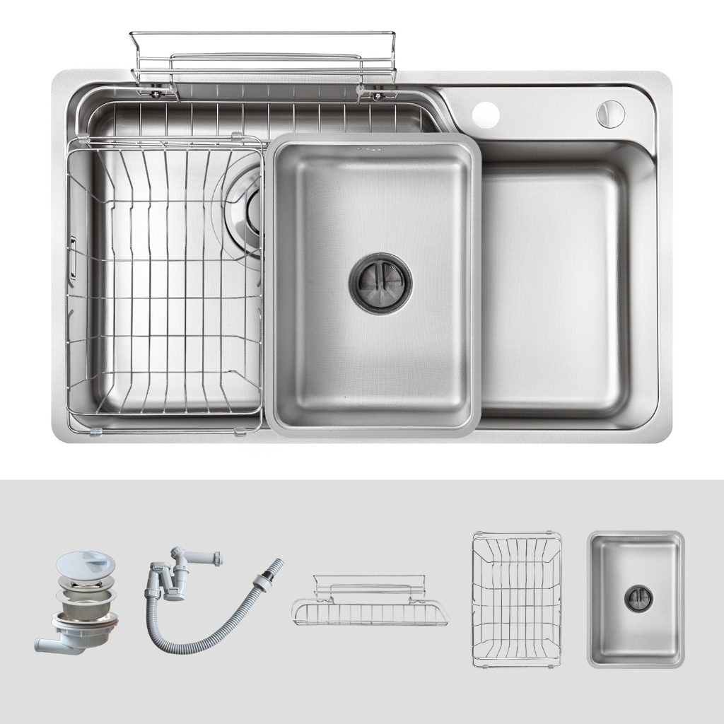 Chậu rửa bát Kluger KH8048SL Plus