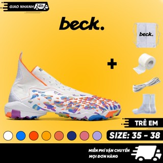  Giày Bóng Đá Trẻ Em Pre'dator Freak+  Không Dây Đế Đinh TF Bám Sân Các Màu Sắc Sân Cỏ Nhân Tạo 