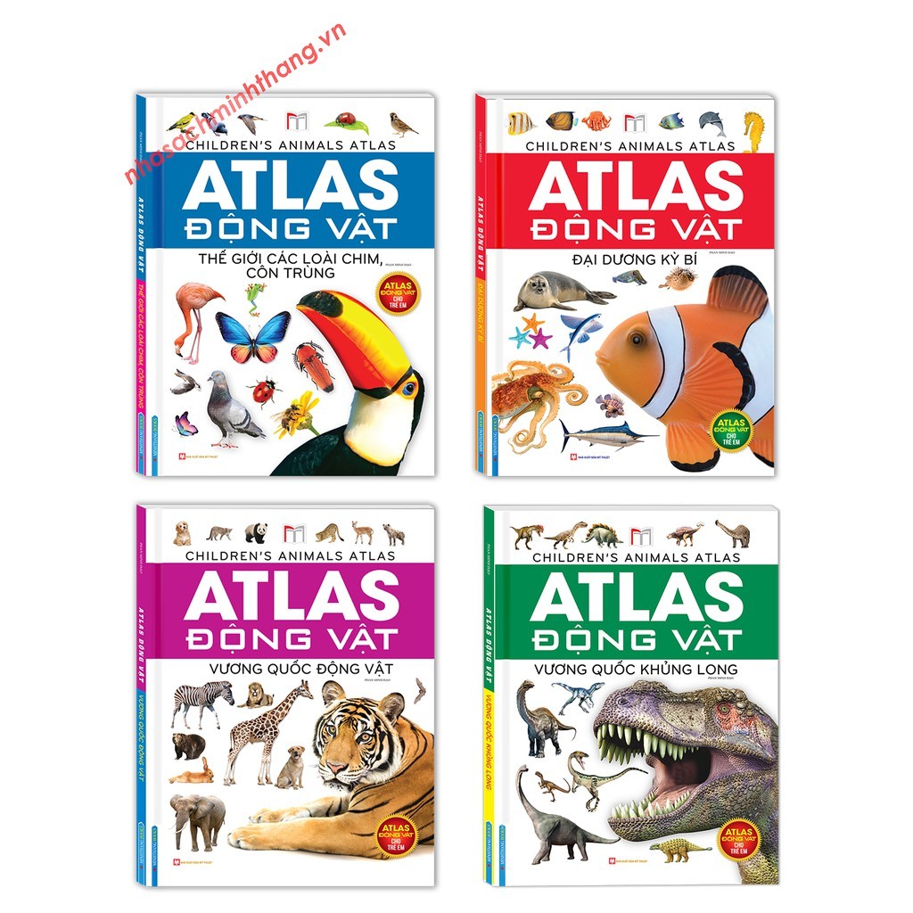 Sách - Atlas Động Vật – Children’s Animals Atlas (sách bản quyền) bìa cứng