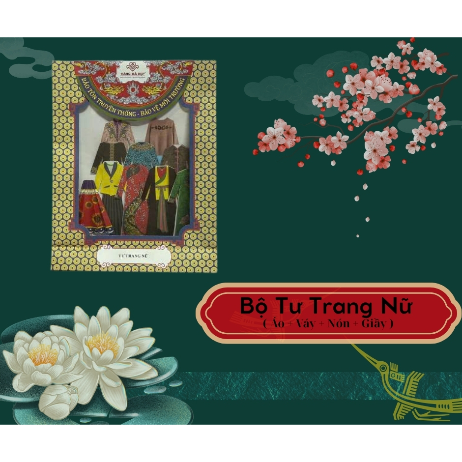 Vàng mã Mini - Bộ cúng Tư Trang Nữ ( Áo, Quần, Mũ , Giầy, Tư Trang ) Vàng mã giấy sạch