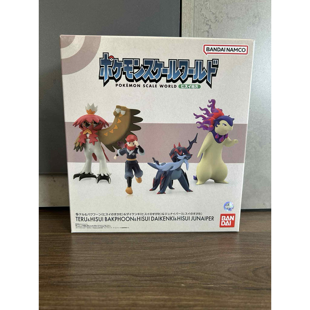 POKÉMON SCALE WORLD HISUI REGION REI & TYPHLOSION (HISUIAN FORM) & DECIDUEYE (HISUIAN FORM) & SAMURO
