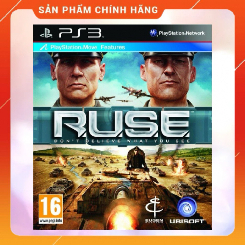 Đĩa game Ps3 Ruse The Art Of Deception - Full box