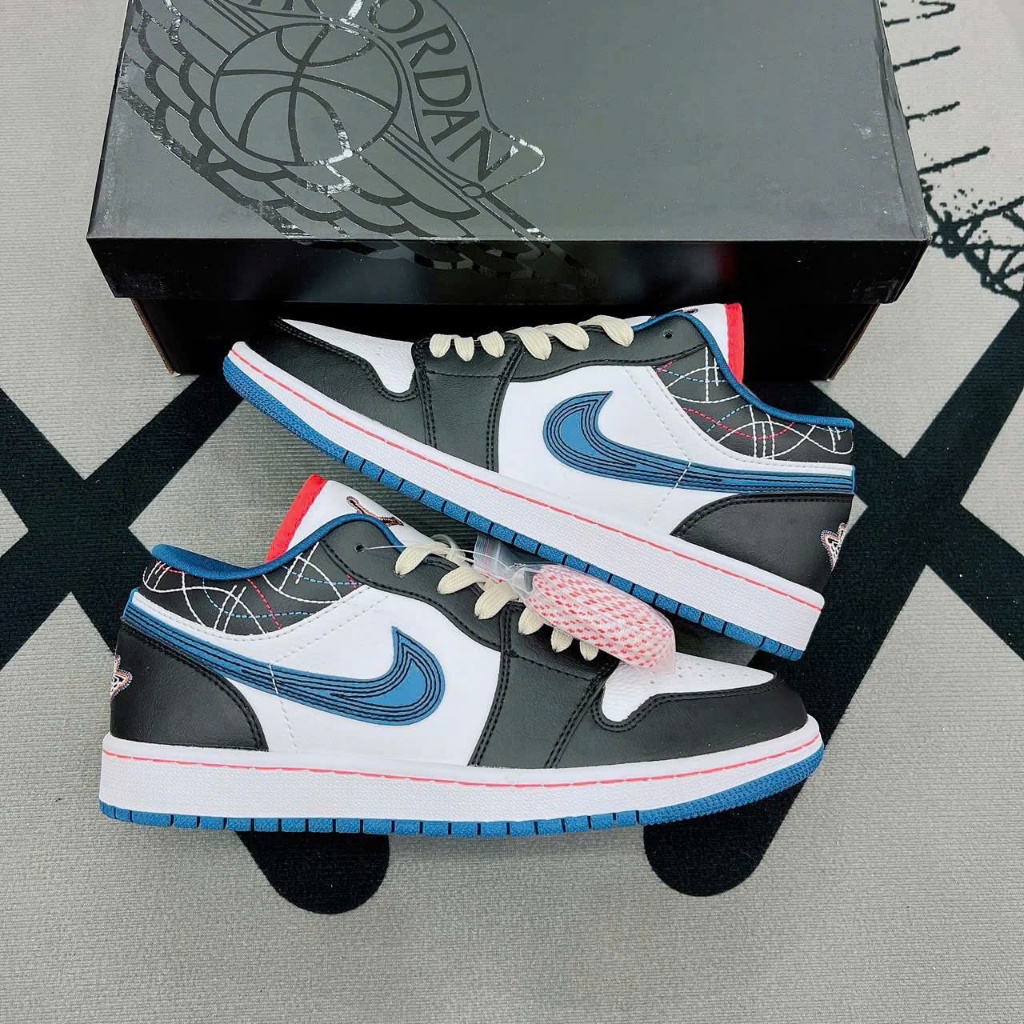 Giày Thể Thao Nam Nữ JD1 Sashiko Punk Rock, Giày JD Rắn Tím Hàng Cao cấp