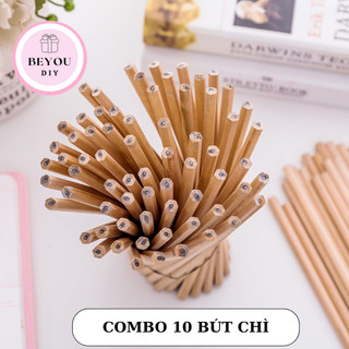Combo 10 Bút Chì Gỗ Lục Giác HB , Bút Chì Học Sinh Tập Viết Vẽ Văn Phòng Giá Rẻ pcs