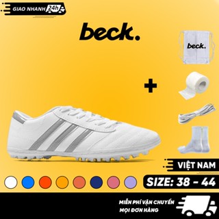  Giày Bóng Đá 3 Sọc Wika Đế Đinh TF Bám Sân Các Phối Màu Sắc Sân Cỏ Nhân Tạo 