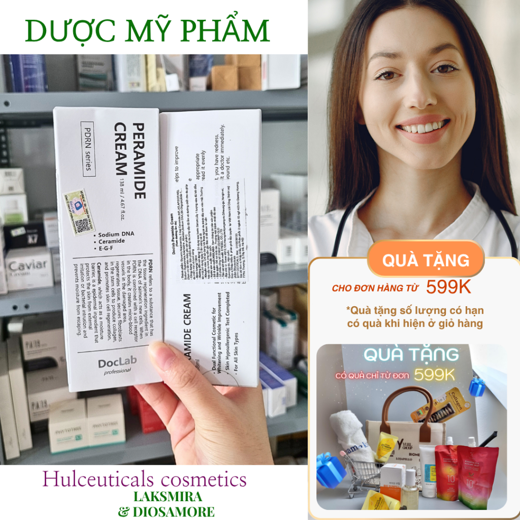 [HÀNG CTY/ TEM VN] Kem phục hồi pdrn cá hồi hồi doclab 138ML