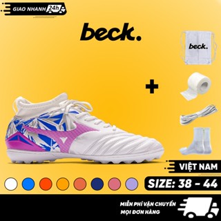  Giày Bóng Đá MZN Neo 4 Elite Đệm Eva Cổ Cao SOCCER BECK Đế Đinh TF Bám Sân Các Màu Sắc Sân Cỏ Nhân Tạo 