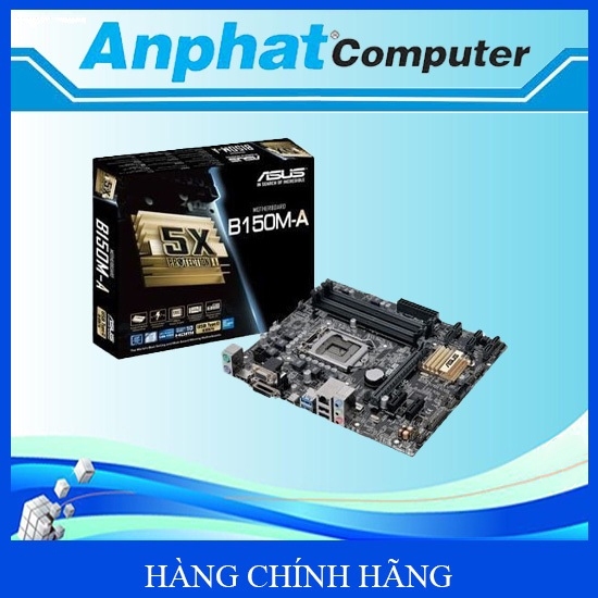 Bo mạch chủ Main ASUS B150M-A/M.2 Socket LGA 1151 Hàng Cty (Fullbox) – Bảo hành 36 tháng