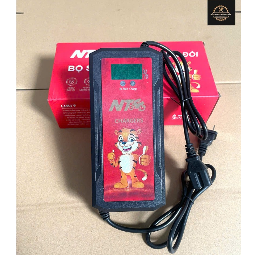 Sạc Xe Điện NT Báo Pin 48V-60V-72V- 12A 20A phù hợp các dòng xe Xmen,Vespa,Nijia,133S,M133,Dibao…Bảo
