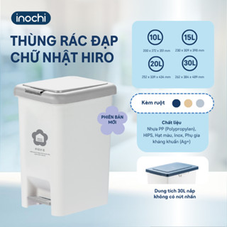  Thùng rác có lõi bên trong 5L,10L,20L,30L- INOCHI đựng Rác Văn Phòng Khách sạn Gia Đình 