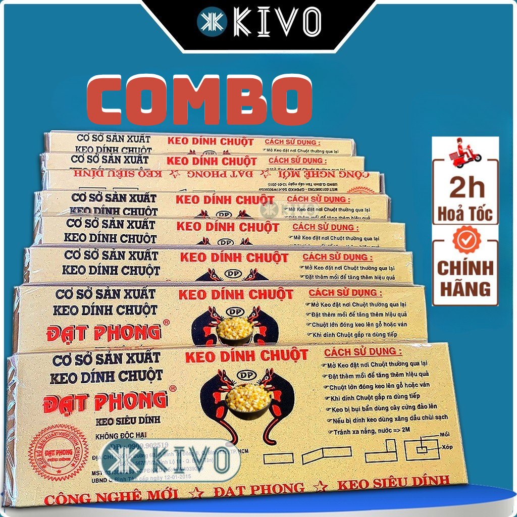 Keo Dính Chuột Siêu Dính ĐẠT PHONG-Tấm Keo Bắt Chuột Hàng VIỆT-Keo Dính Chuột Và Côn Trùng-KIVO