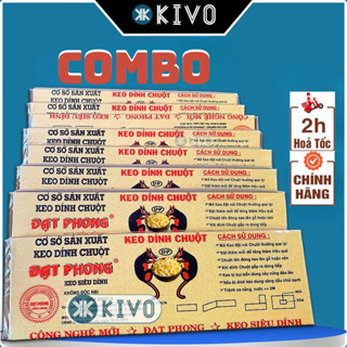  Keo Dính Chuột Siêu Dính ĐẠT PHONG-Tấm Keo Bắt Chuột Hàng VIỆT-Keo Dính Chuột Và Côn Trùng-KIVO 