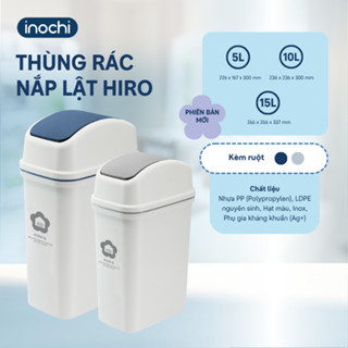  Thùng Rác Thông Minh,Nhựa Nắp Lật Inochi 5Lít Rất Đẹp Làm Sọt Rác Văn Phòng Khách Sạn 