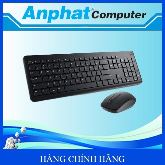 Bộ bàn phím chuột không dây Dell KM3322W - Hàng Chính Hãng
