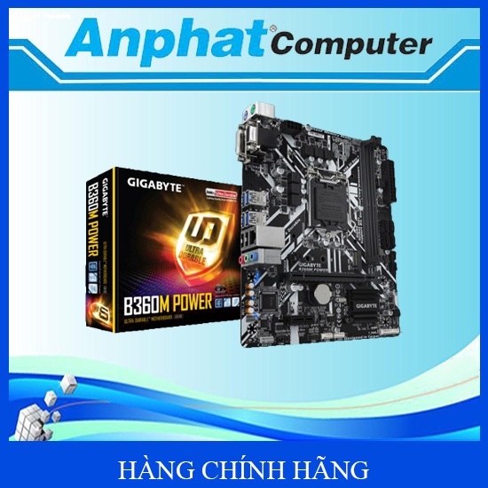 Bo mạch chủ Main Gigabyte B360M M.2 Socket LGA 1151-V2 Hàng Cty (Fullbox) – Bảo hành 36 tháng
