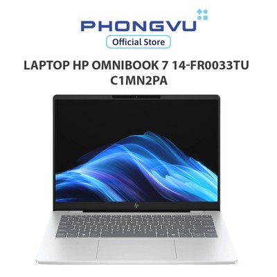 Laptop HP OmniBook 7 14-fr0033TU - C1MN2PA (Ultra 5-225U/ Intel Graphics 16GB/ 512GB/ Windows 11 + Office + Microsoft)