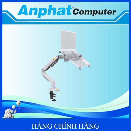 Giá treo gắn bàn  LCD NB F80-FP  (17" - 30") - trắng và than mờ – Hàng Chính Hãng