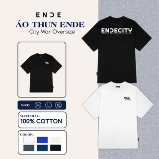 Áo Thun ENDE City War Áo Phông Nam Nữ Form Rộng Oversize Chất Liệu 100% Cotton Local Brand Nhiều Màu