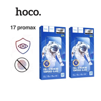 Kính cường lực Hoco G14 chống bám vân tay bảo vệ mắt độ cứng dành cho ip 17 promax