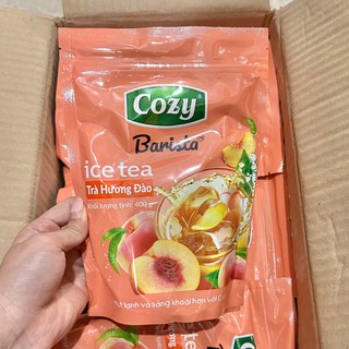  Combo Trà Cozy Hòa Tan Gói - Trà Đào Trà Chanh Sâm Bí Đao Tiện Lợi Dành Cho Pha Chế,Làm Thạch 