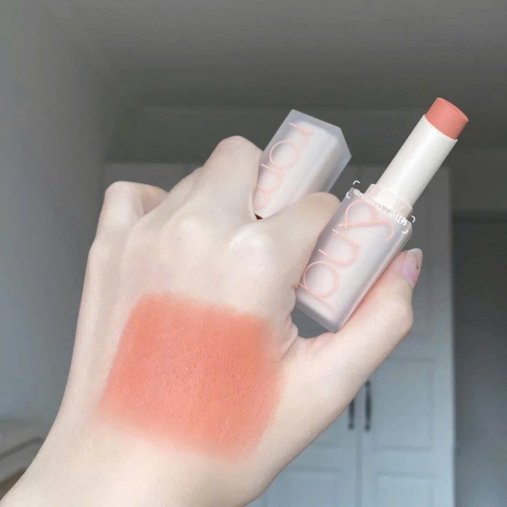 Son Thỏi Romand Zero Màu 09 Shell Nude Cam Sữa Nude Son Romand Zero Matte Lipstick Lì Mịn