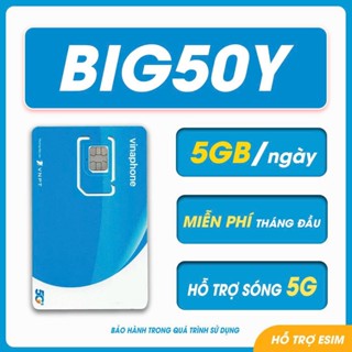  Sim 5G Vinaphone – Dùng 1 Năm – Gói U1500 12TD49 Big50Y – Data Tốc Độ Cao Mạng Ổn Định. 