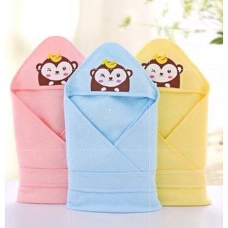 Ủ kén cho bé sơ sinh Chất liệu 1 mặt băng lông nhung mịn, 1 mặt lót bông lông cừu siêu mềm