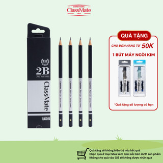  Hộp 12 Chiếc Bút Chì Gỗ Cao Cấp Fine Art 2B CLASSMATE Nét Bút Mịn Dùng Làm Họa Cụ Vẽ Tranh Chuyên Nghiệp CL-PC902 