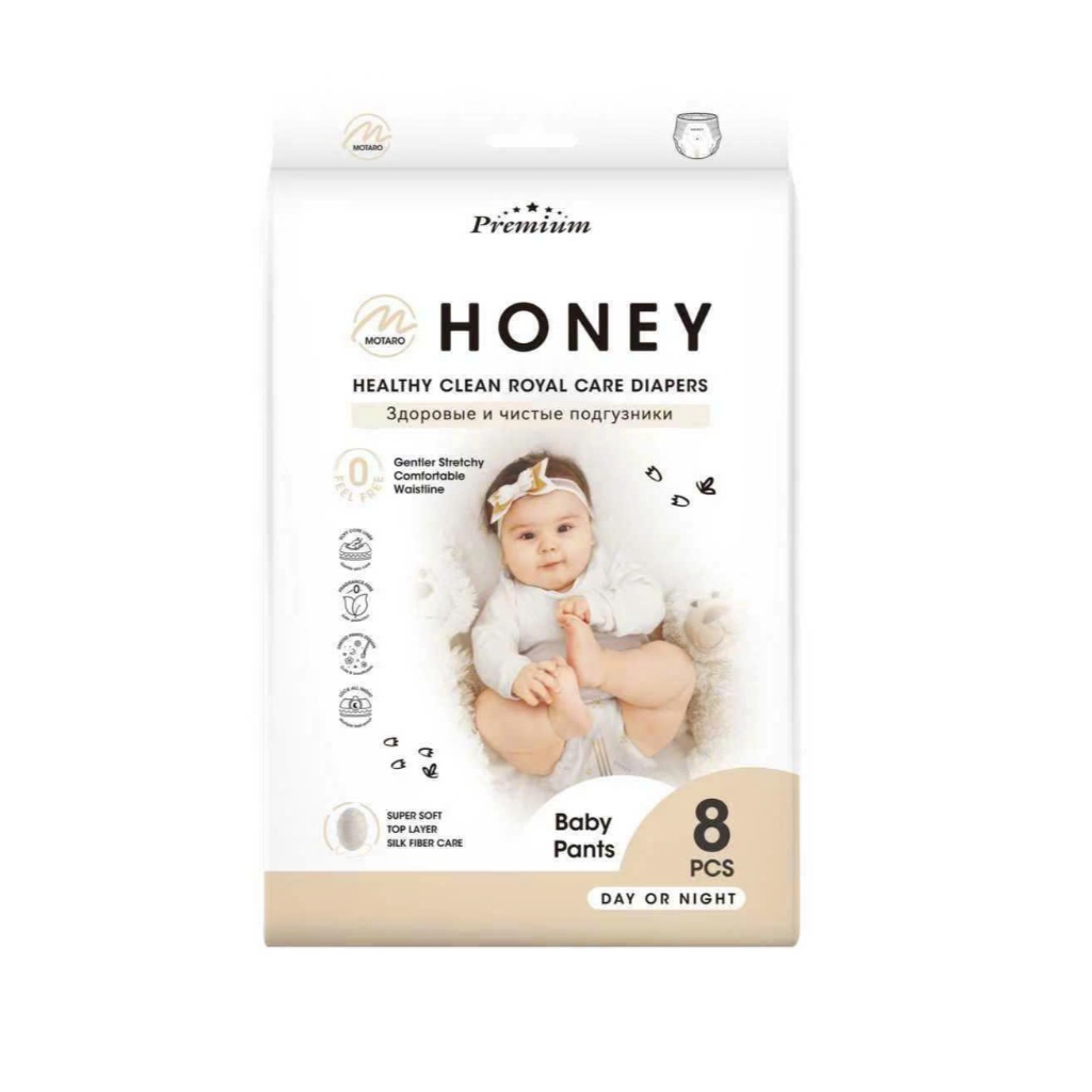 [BỈM HONEY PRE GÓI DÙNG THỬ] Bỉm Honey Premium Mẫu Mới gói nhỏ tiện lợi cho bé