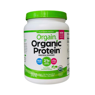 Orgain Organic Protein 720g – Bột protein thực vật vị tự nhiên, không chất tạo ngọt