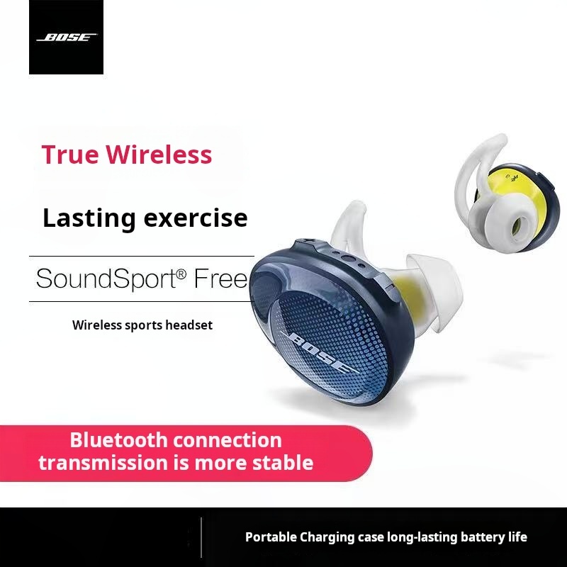 BOSE SoundSport Free Sports Wireless Bluetooth Headphones In-ear running noise-cancelling earbuds