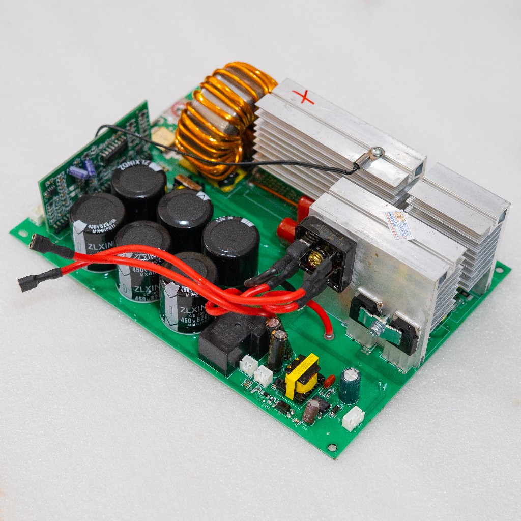 Bo Mạch Máy Hàn 4 IGBT 6 Tụ Có Role Dòng Hàn 250a