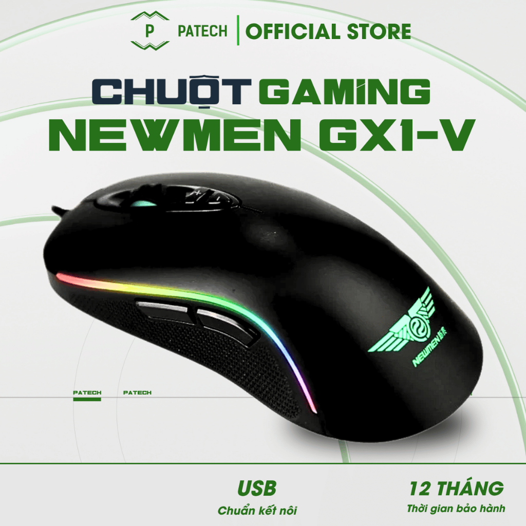 Chuột chơi Game 7 nút điều khiển Newmen GX1-V