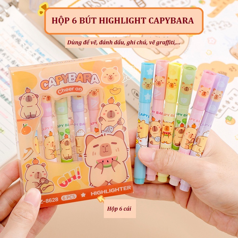 Bút Đánh Dấu Dòng Highlight Nhiều Màu (1 Chiếc)