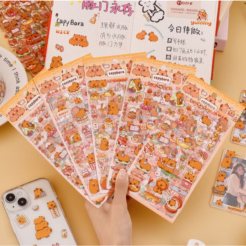 Set 6 tấm sticker nhiều mẫu