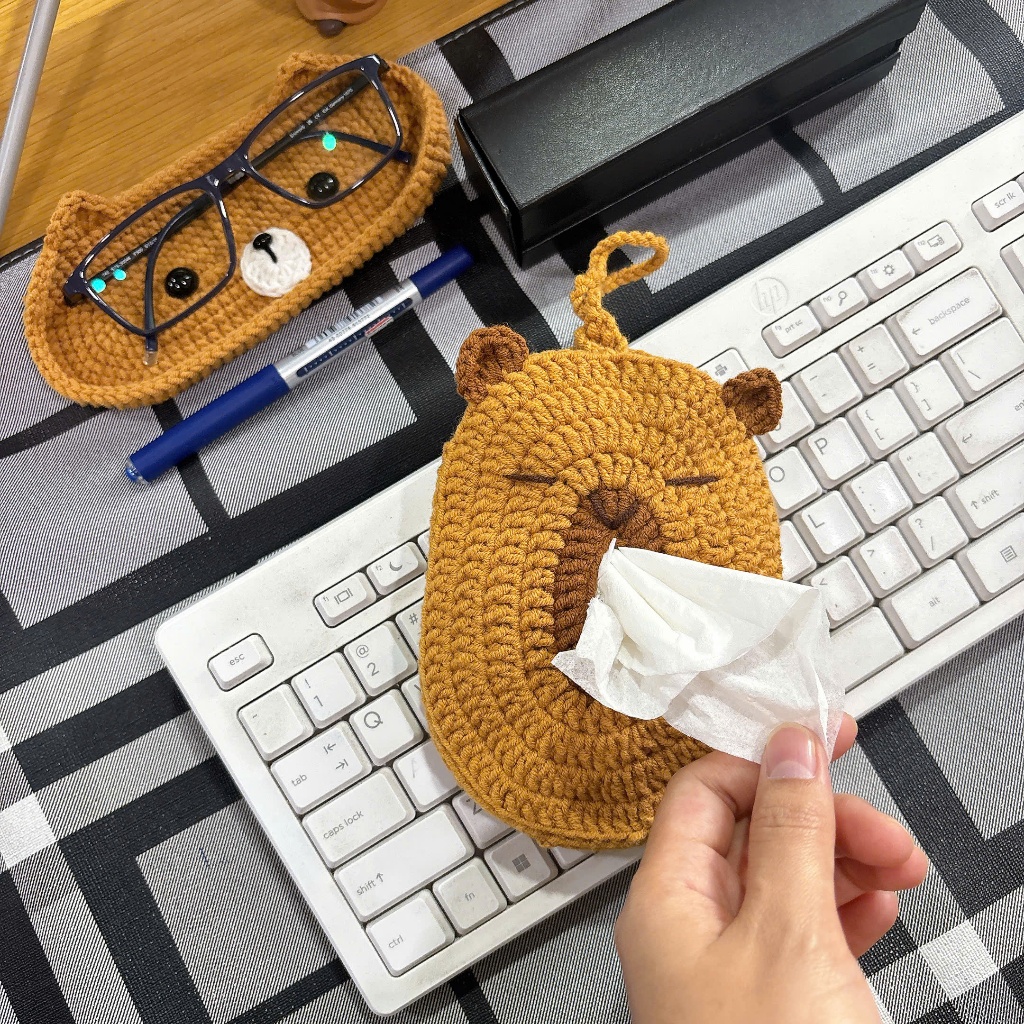 ❤️ [PAMELA] Túi đựng khăn giấy - capybara ❤️