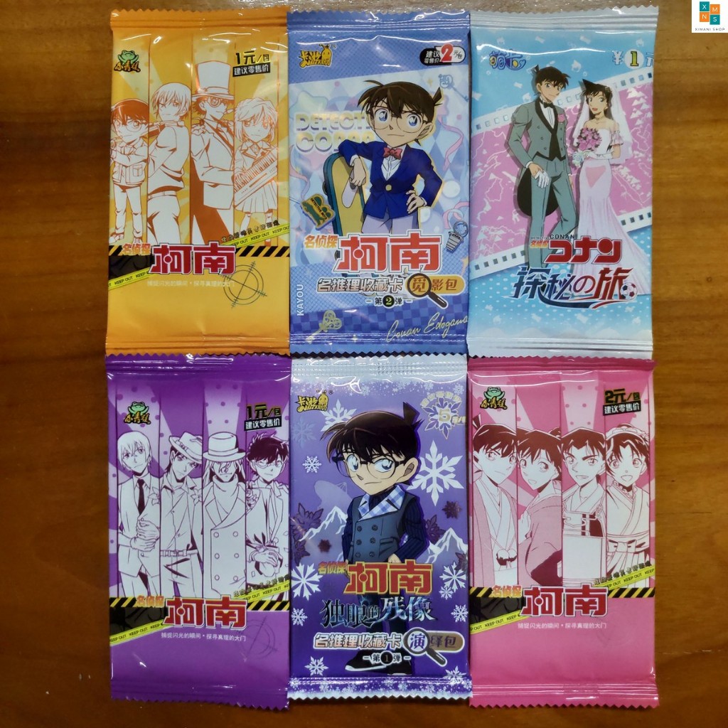 7 Mẫu Set Ảnh Thẻ Nhân Phẩm Thám Tử Lừng Danh Pack Card Kayou Off Movie 28 Anime - Detective Conan