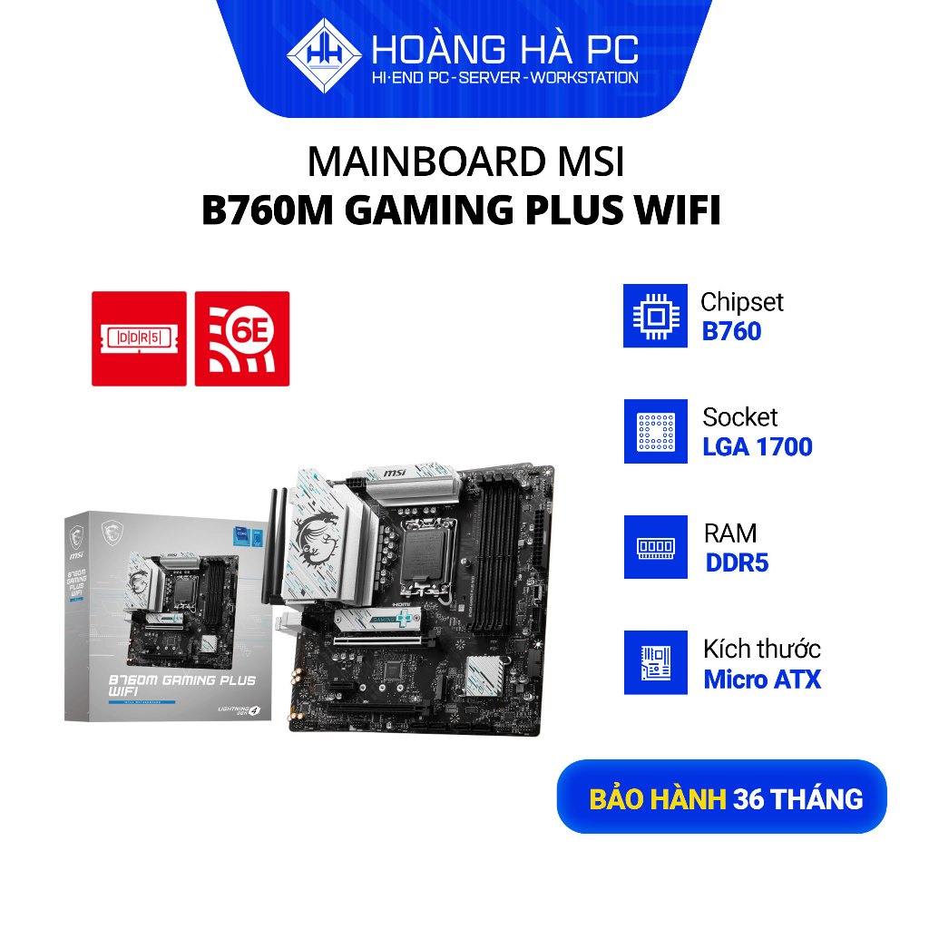 Mainboard MSI B760M Gaming Plus Wifi DDR5