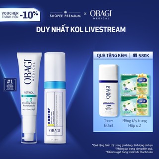   KOL  Bộ đôi Kem chống lão hóa Obagi Retinol 1.0 28g và Kem dưỡng phục hồi Obagi Clinical Kinetin+ Hydrating Cream 50ml 