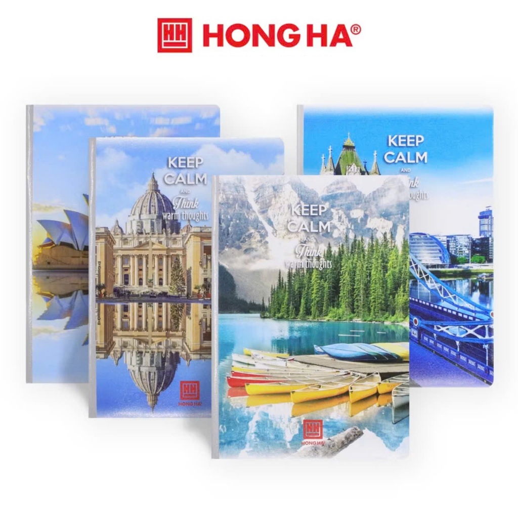 Lốc 5 quyển Vở kẻ ngang 72tr Hồng Hà - Tập kẻ ngang Hồng Hà 72/80/120/200/300 trang
