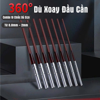10 Dây Dù Đầu Cần Xoay 360° Chống Rối, Nhiều Size Từ 0.8mm Đến 2mm Cho Ngọn Cần Câu Đài