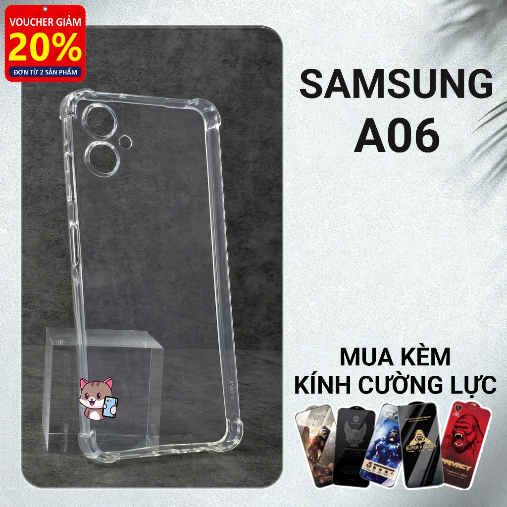 Ốp lưng Samsung A06 4G,5G Meocase trơn chống va đập | Ốp điện thoại SS galaxy dẻo bảo vệ camera đt s