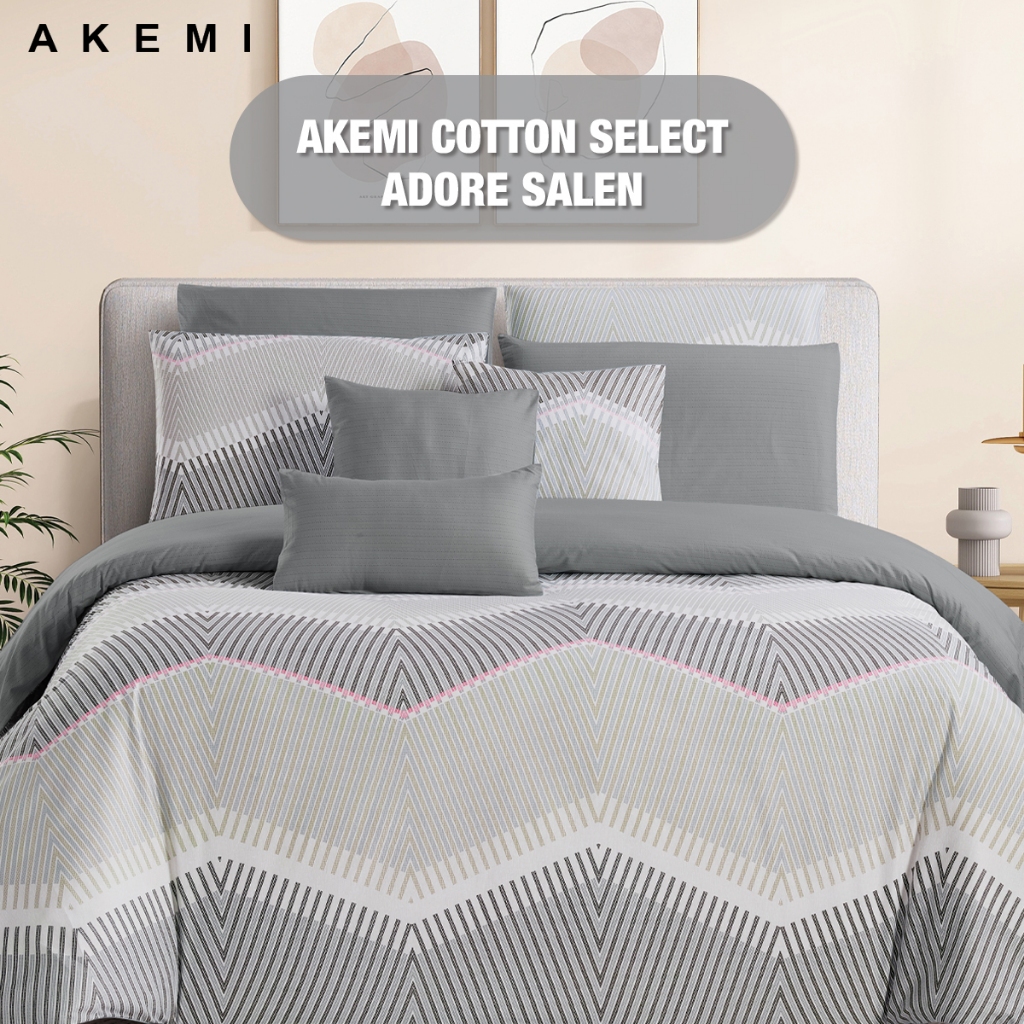 Bộ Vỏ Chăn Ga Gối Bọc Nệm 6 món Cotton Select Adore 730TC - Sang Trọng, Thoáng Mát