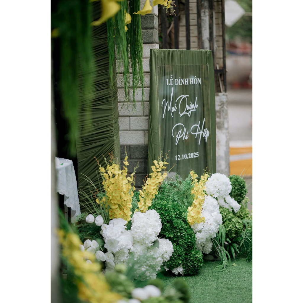 TA 121 - BẢNG CHỮ MICA TÊN DÂU RỄ, BẢNG MICA CHÀO KHÁCH, BẢNG WELCOME ĐÁM CƯỚI/ ĐÍNH HÔN