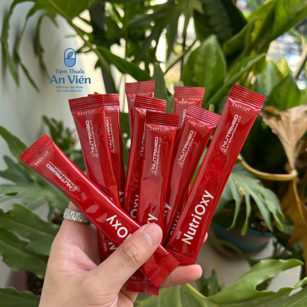 [10 gói lẻ] Nutrioxy NMI tăng cường lưu thông máu, sức khoẻ tim mạch, cung cấp dinh dưỡng toàn diện