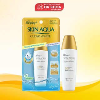  Sữa Chống Nắng Sunplay Skin Aqua Clear White Dưỡng Da Sáng Mịn SPF50+ 25g 55g Dr Khoa 