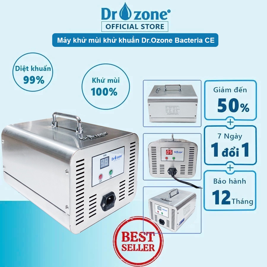 Máy khử mùi khử trùng diệt khuẩn Ozone đa năng Dr.Ozone Bacteria [Hàng chính hãng]