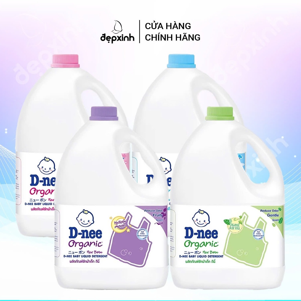 Bình nước giặt quần áo em bé D-Nee 3000ml