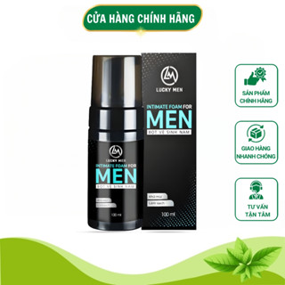  Dung Dịch Vệ Sinh Nam Giới Lucky Men 100ml Chính Hãng – Bọt vệ sinh ddvs nam Khử Mùi Thơm Mát 
