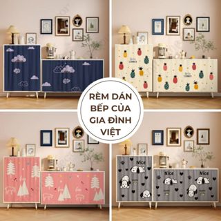  Rèm Che Kệ Bếp Tiện Lợi Rèm 1 Lớp Dán Tủ Chén Decor Trang Trí Kệ Tủ Che Bụi Hiệu Quả Giao Hàng Nhanh Giá Tại Xưởng 
